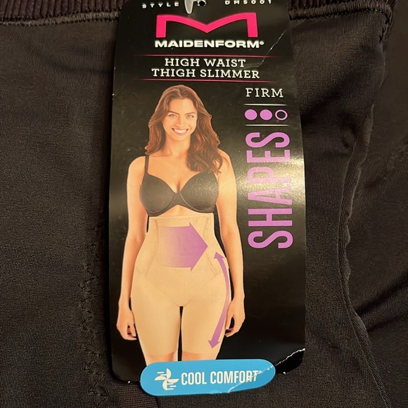 Maidenform High Waist Thigh Slimmer Shapewear black Size S NWT - Picture 8 of 10